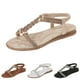 thumbnail image 5 of WILLBEST Sandalias De Plataforma Para Mujer, Sandalias Con Punta De Clip Para Mujer, Chanclas De Playa De Gelatina, Sandalias Planas De Verano Para Estudiantes Femeninas, Moda Coreana, 5 of 8