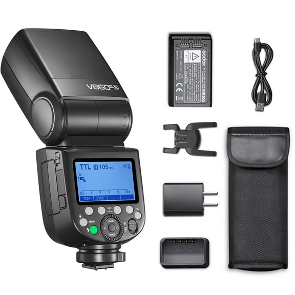 Godox V860III-S Camera Flash forSony Camera Flash Speedlight Speedlite Light,76Ws 2.4G TTL HSS 1/8000s,480 Full-Power Flashes,2600mAh Li-ion Battery,0.01-1.5s Recycle Time,10 Levels LED Modeling Lamp