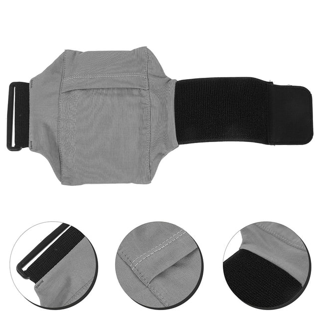 ADDHAT 2Ud Bolsa Para Teléfono Móvil Para Correr Con Banda Elástica Antideslizante Color Gris Cómoda Y Transpirable