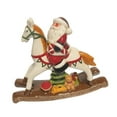 thumbnail image 3 of Adorno de caballo mecedor, decoración navideña, decoración de mesa tradicional hecha a mano, estatua de caballo para dormitorio, chimenea, mesa Con santa, 3 of 8