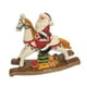 thumbnail image 3 of Adorno de caballo mecedor, decoración navideña, decoración de mesa tradicional hecha a mano, estatua de caballo para dormitorio, chimenea, mesa Con santa, 3 of 8