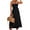 Black, variant on Sherrylily Women Sleeveless Strapless Wide Leg Jumpsuits Summer Casual Loose Smocked Chiffon Jumpsuit Rompers with Pockets