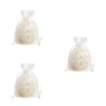 thumbnail image 1 of Injueey Yarn Polyester Gift Bag Replacement Portable Chocolate Pouch Handmade Candy Embroidery Exquisite Lace Drawstring Sugar Type1, 1 of 6