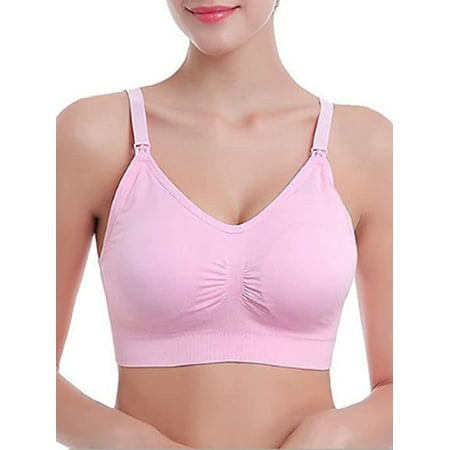 

Pudcoco Pregnant Breastfeeding Nursing Flexible Breathable Padded Bra
