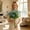 Blue-BU, variant on MMJ Artificial Flowers Pansy Bouquet 2 Pcs Faux 5 Stems Silk Floral Home Vase Table Centerpiece 11.81x5.91in