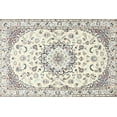 thumbnail image 1 of Ahgly Company Indoor Rectangle Traditional Champagne Beige Medallion Area Rugs, 6' x 9', 1 of 6