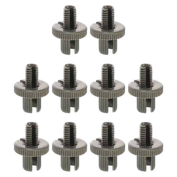 ULTNICE Motorcycle Clutch Brake Cable Adjuster Screw Made of Aluminum Alloy Black for Motorcycle 10pcs