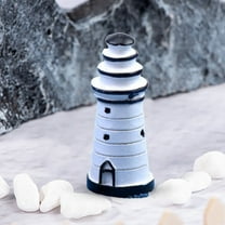 Desk Accessories Clearance! Micro Landscape White Lighthouse Ornaments