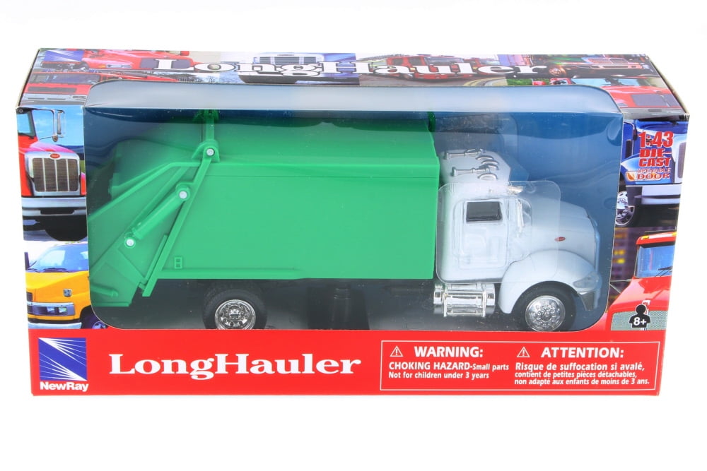 New Ray PETERBILT GARBAGE TRUCK 1:43 SCALE 
