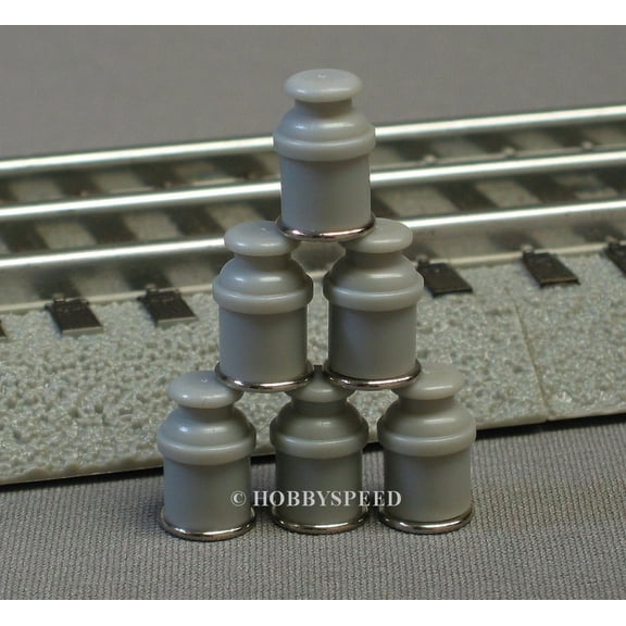 Lionel FASTRACK 6 Milk CANS 6-30111-MC