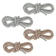 thumbnail image 1 of Uxcell 2-Pares Cordones de Rhinestone 55" Cuerdas de Cristal para Zapatillas Blancas, Champagne, 1 of 1