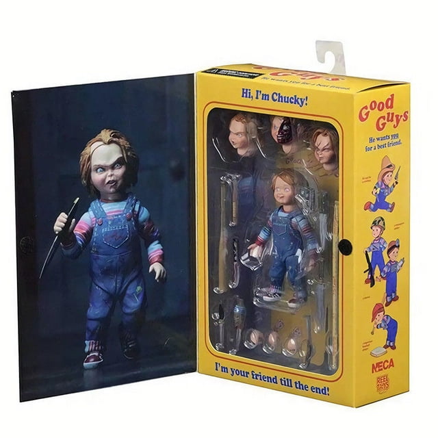 Figura de Acción Chucky 12 cm Arco Iris Latino Juguetes De Colección Para Niños Good Guys