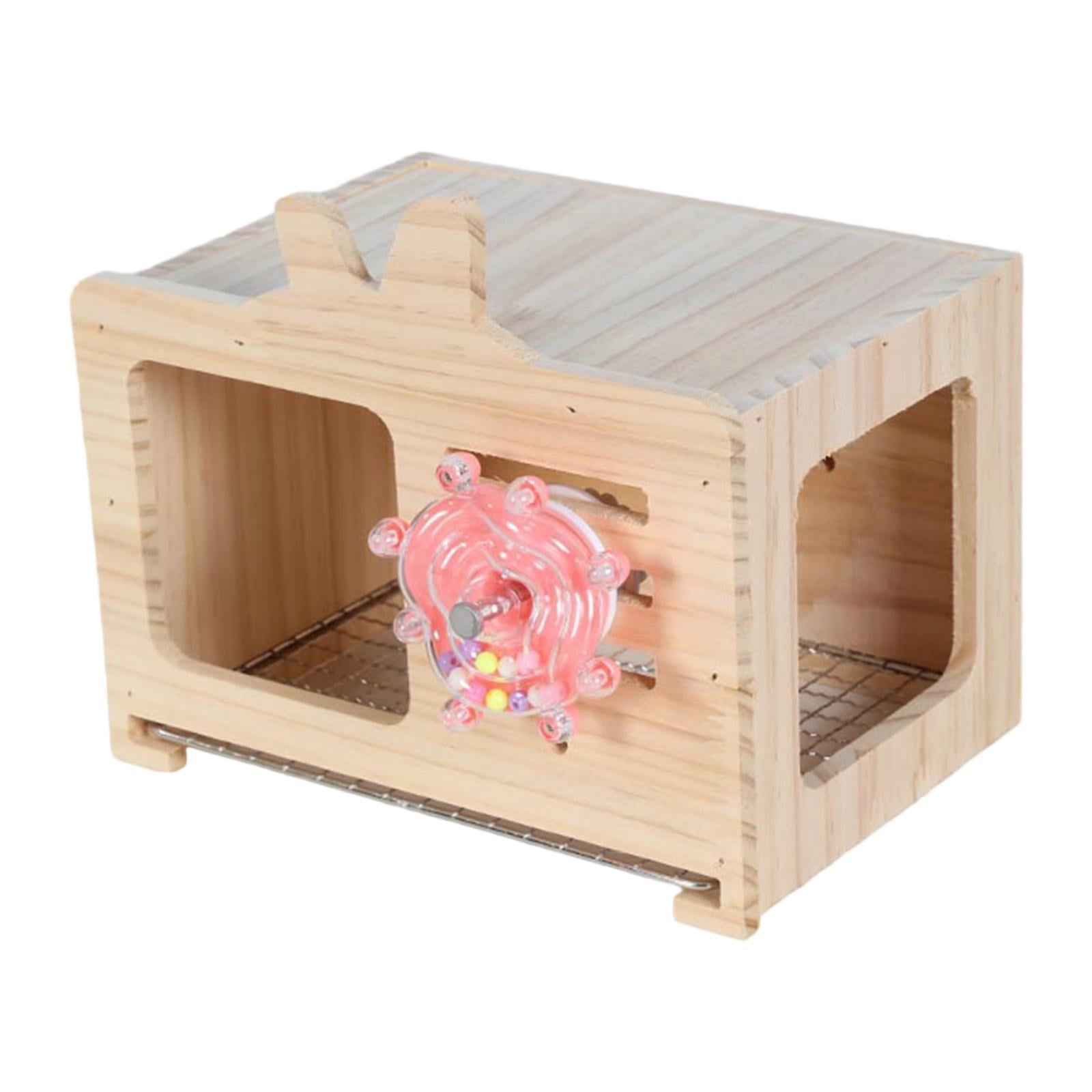 balikha Parakeet Nesting Box, Bird House Made of TV-shaped Wood, Decorative Pet Accessory, Bird House, Bird Nesting Box for Budgies, Finches, Canaries L