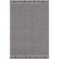 thumbnail image 5 of SAFAVIEH Montauk Patton Geometric Cotton Area Rug, Ivory/Black, 6' x 6' Round, 5 of 9