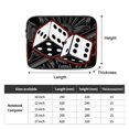 thumbnail image 4 of Laptop Case Protect Sleeve Bag Shockproof Protective Notebook Computer Cover 10 inch, Dice Black White, 4 of 7