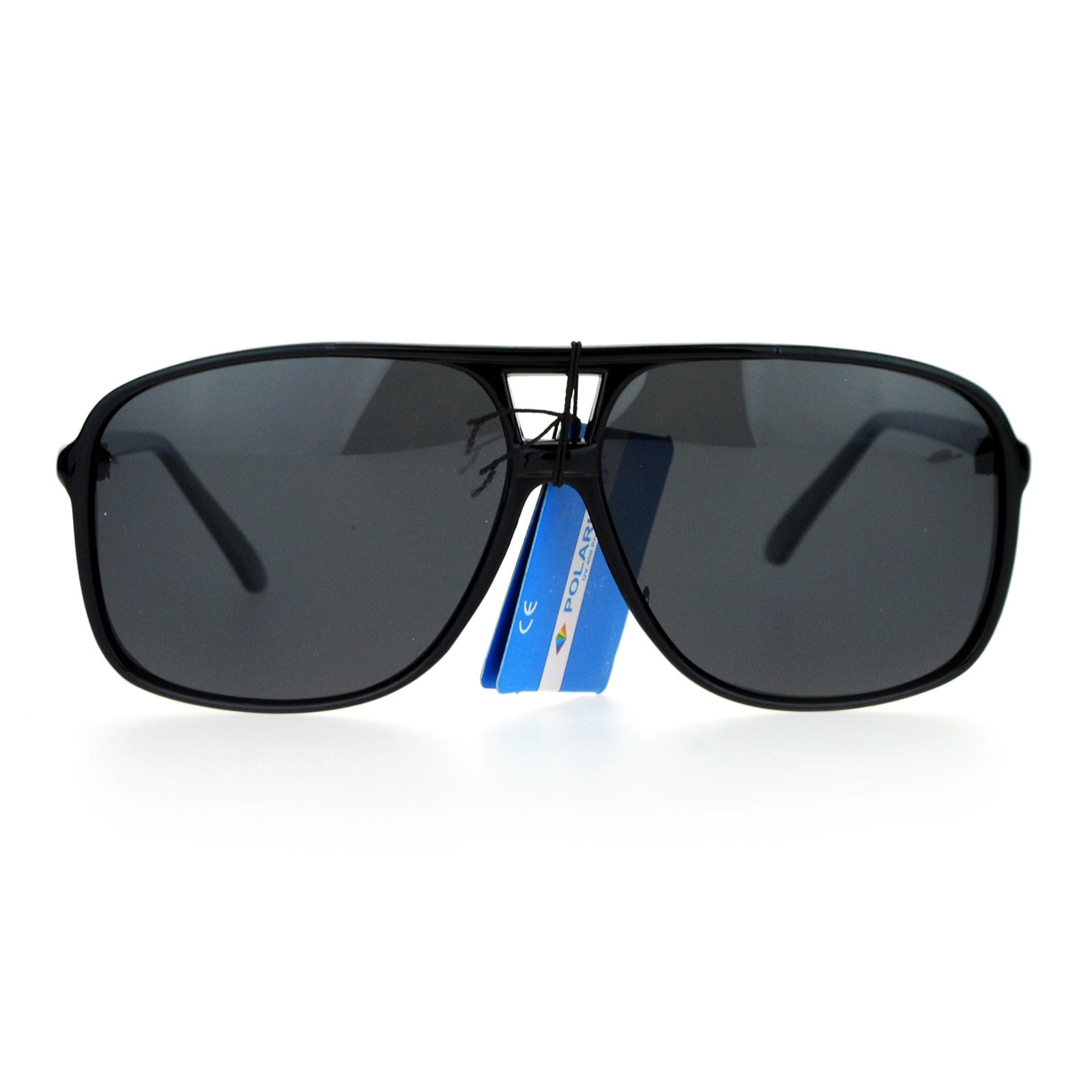 SA106 Mens Thin Plastic Rectangular Sport Pilot Sunglasses 