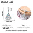 thumbnail image 5 of Jeffery Charms for Women Bracelet and Necklace 925 Silver Christmas Red Hat, Gloves, Socks Pendants,Colorful Christmas Tree,Christmas, 5 of 7