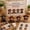 A Black, variant on 3D Beaded DIY Kit, Highland Cattle Themed 4-Piece Handmade Beading Set, for Adults Kids DIY Crafts Party Favors Home Desktop Decor, Creative Handmade Art Projects for Relaxing Leisure Time