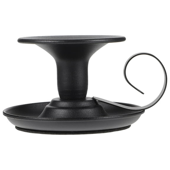 FONDOTIN Candle Holder Iron 1Set Black For Aromatherapy Sticks Home Desktop Use 4.52X3.81X2.55in