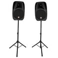 thumbnail image 3 of DJ Package w/15" Speakers+Bluetooth Mixer+Mics+Tripod+Totem Stands+Facade+ Lights, 3 of 11