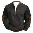 thumbnail image 5 of Outdoor Casual Pullover Men Fashion Textured Daily Sweatshirt, 5 of 11
