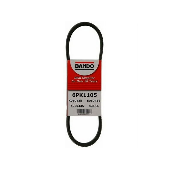 Alternator and Air Conditioning Accessory Drive Belt - Compatible with 2000 - 2001 INFINITI I30 3.0L V6