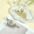 thumbnail image 3 of 1set 2pcs 2 colors Alloy Large Claw Hair Clips with Plastic Imitation Pearl for Women Thick Hair & Golden 122x50mm 1pc/color, 3 of 3