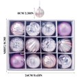 thumbnail image 2 of MesaSe Boules Suspendues Miniatures en PVC Rouge Petites Boules de Noël 12 Unités, 2 of 9
