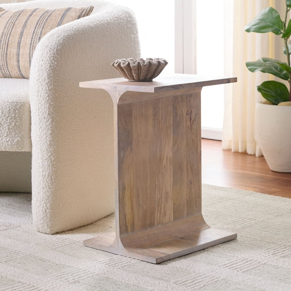 Safavieh Wilfredo Modern Wood End Table, White Wash