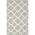 thumbnail image 2 of SAFAVIEH Dhurrie Ulysses Geometric Moroccan Wool Area Rug, Grey/Ivory, 5' x 8', 2 of 10