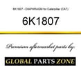 thumbnail image 1 of 6K1807 - DIAPHRAGM for Caterpillar (CAT), 1 of 1