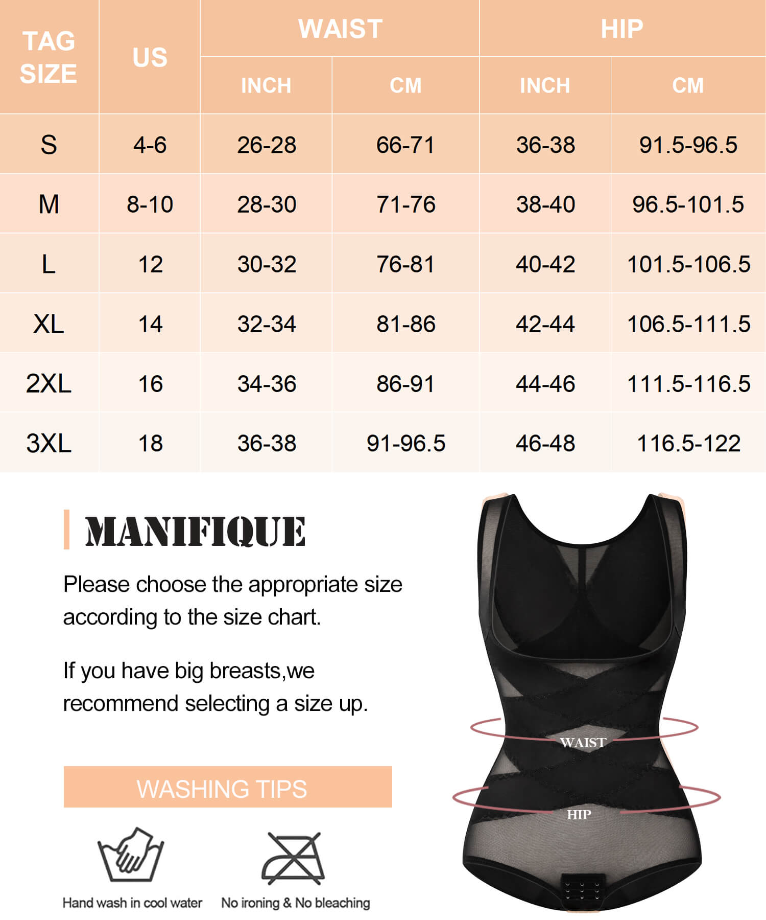 MANIFIQUE 2 Packs Shapewear Bodysuit for Women Tummy Control Butt ...