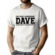 thumbnail image 1 of 1pc Men'S Casual Crew Neck T-Shirt, "I'm That Legendary Dave" Print, Knit Fabric with Slight Stretch, Regular Fit, Summer Fashion Top for Adults, 1 of 8