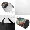 thumbnail image 2 of Balery Starry Sky Cloud Fox Cesta de ropa redonda con asas, impermeable, independiente, para ropa, juguetes, dormitorio y familia-Medium, 2 of 6