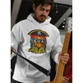 thumbnail image 2 of Pirate Bird Hoodie Men -Image by Shutterstock, Male Small, 2 of 4