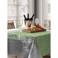 thumbnail image 6 of Sage Green Table Cloth 52x70 Inch Rectangle, Gray Graffiti Color Blocks Abstract Art Geometric Waterproof Tablecloth Washable Table Cover for Party Picnic Dinner Decor, 6 of 9