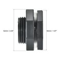 thumbnail image 3 of Uxcell Female Pipe Fitting Bulkhead Fitting with Silicone Gasket Gray G3/4 1, 3 of 6