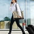 thumbnail image 5 of FORMRS Canvas Laptop Tote Bag for Women with 15.6" Computer Compartments Shoulder Handbag, Deer Pattern, 5 of 7