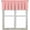 Coral Pink Greek Key Pattern, variant on Blackout Aqua Mint and Turquoise White Polka Dot on Teal Rod Pocket Short Window Curtain Valance for Kitchen Bedroom Decor, 52" x 18", Aqua Mint and Turquoise White, 1 Panel