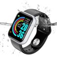 thumbnail image 4 of sweethay Reloj inteligente con esfera cuadrada, frecuencia cardíaca, calorías, resistente al agua, reloj de deportivo, en varios Type2 NO2, 4 of 6