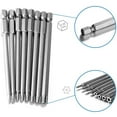 thumbnail image 4 of Bits Set, Hex Shank S2 Premium Steel Head Drill Bit Set, Magnetic Tips Muti-Size, Perfect for Power Drills and Impact Drivers, 4 of 9