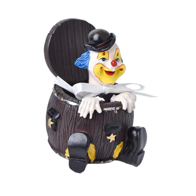 Adornos de payaso de Halloween Figura de muñeco de payaso Decoración creativa Regalo Mini Oficina Estilo B
