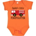 thumbnail image 3 of Inktastic Daddy's Little Firefighter Boys or Girls Baby Bodysuit, 3 of 5