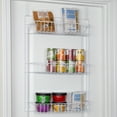 thumbnail image 2 of Lavish Home Over the Door Organizer - 6-Tier Adjustable Pantry Shelves and Rack for Kitchen Organization, White, 2 of 8