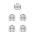 thumbnail image 1 of Bewildely Mantel para mesa, soporte para ollas, manoplas para horno, resistencia al calor, sin rebabas, seguridad, utensilios de cocina Type2 NO2, 1 of 6