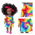 thumbnail image 4 of Tarmeek Toys 50% Off Clearance!Girls Dolls,Black African Black Baby Cute Curly Black 35CM Vinyl Baby Toy Kids Toys,Birthday Gifts for Kids 4-12 Years Old, 4 of 5