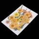thumbnail image 4 of Tarjetas de felicitación colgantes con flores secas prensadas mixtas para álbumes de recortes, decoración DIY y decoración. naranja, 4 of 5