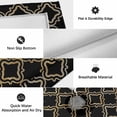 thumbnail image 6 of Black Moroccan Outdoor Rug for Patio/Deck/Porch, Non-Slip Large Area Rug 6 x 9 Ft, Geometric Abstract Art Modern Indoor Outdoor Rugs Washable Area Rugs, Reversible Camping Rug Carpet Runner, 6 of 8