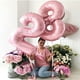 thumbnail image 4 of globo de helio con números de 40 pulgadas en color rosa dorado, con números 0, 1, 2, 3, 4, 5, 6, 7, 8, 9, para fiestas de cumpleaños, baby showers, bodas y decoración, 4 of 5