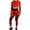 Red/black (crop top legging set), variant on Miraculous Womens Seamless with Thumb Holes High Waisted Leggings Ladybug